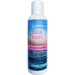 Тонік для обличчя AROMACODE (Аромакод) зволожуючий для сухої та чутливої шкіри 150 мл